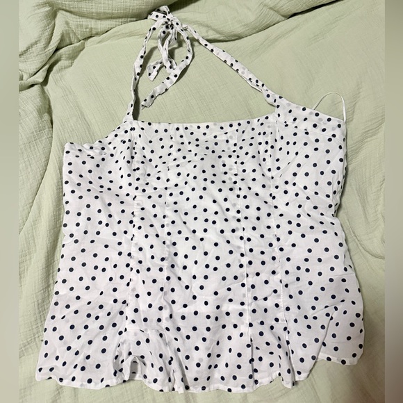 Hollister Black and White Polka Dot Camisole - Picture 1 of 5